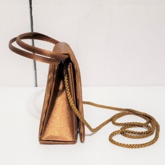 Jessica McClintock Soft Satin Sheen Party Evening Bag - Picture 4 of 10